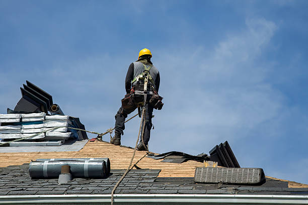 Professional Roof Replacement technician working in Crescent, OK